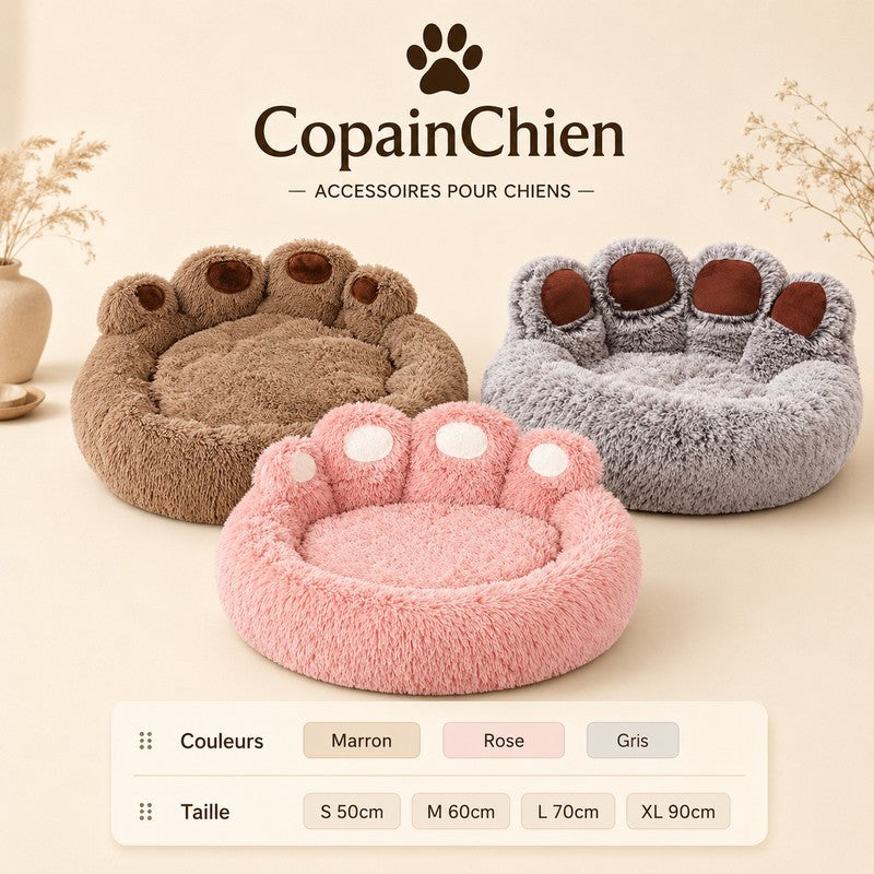 panier chien Patoune detail matiere peluche CopainChien