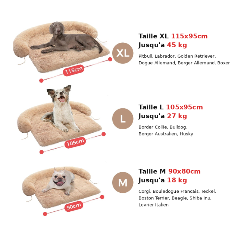 panier chien cocoon trois tailles disponibles CopainChien