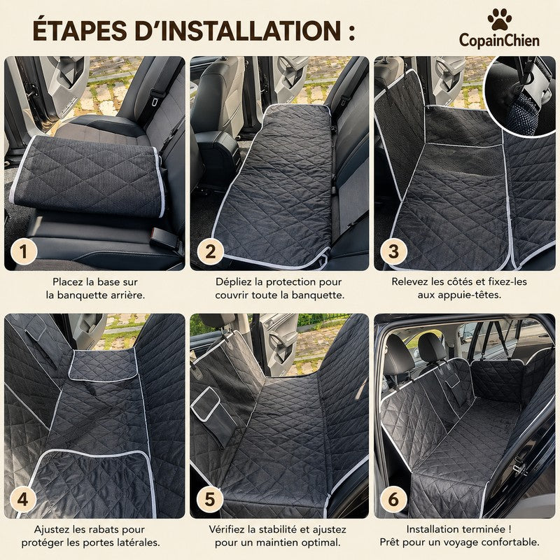 housse banquette arriere chien voyage CopainChien