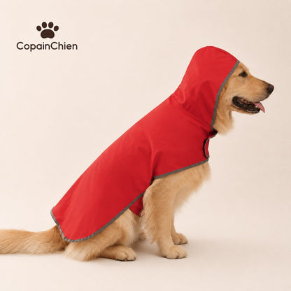 manteau pluie chien capuche jaune CopainChien