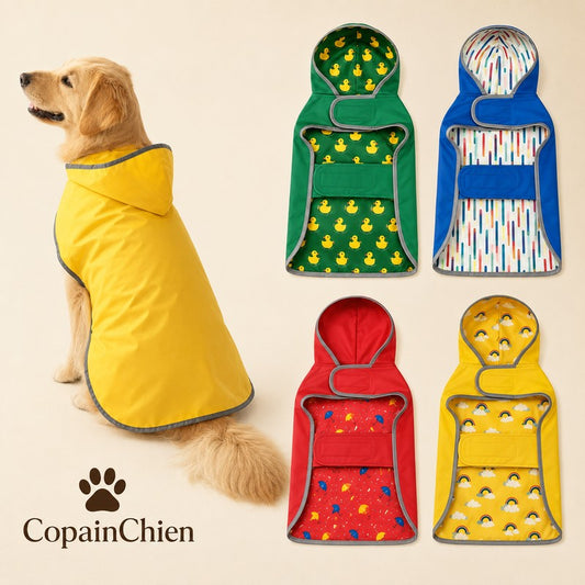 raincoat chien promenade sous pluie CopainChien
