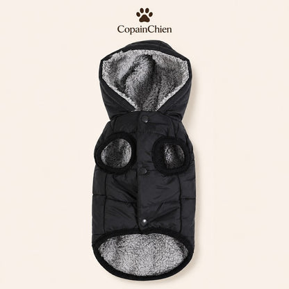 manteau chien hiver parkadog rouge dos CopainChien
