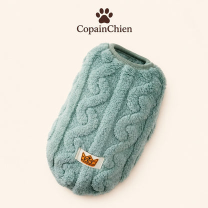 pull molleton chien vert kaki CopainChien