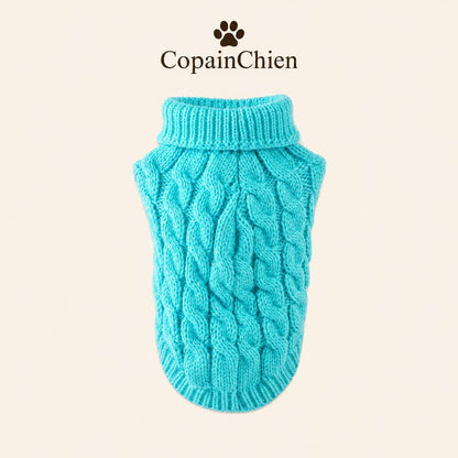 pull teckel laine noir CopainChien