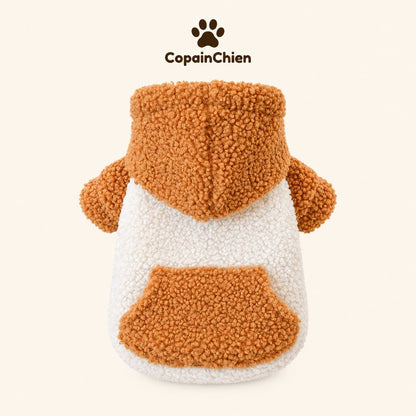 sweat harnais integre chiot violet CopainChien
