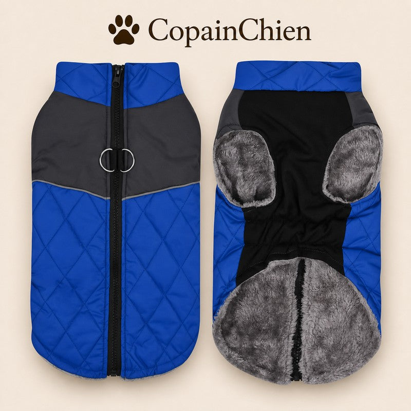 veste hiver impermeable grand chien WinterShield rouge CopainChien